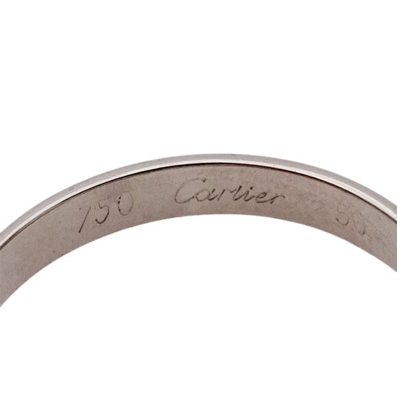CARTIER Silver Trinity Ring #50 - Picture 5 of 10
